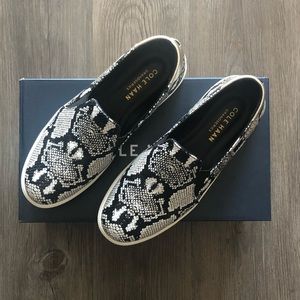Cole Haan Snake print Slip On Sneaker